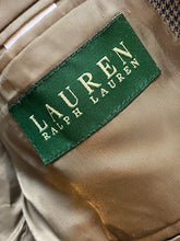 Load image into Gallery viewer, Lauren Ralph Lauren Sport Coat Mens 40R Brown Houndstooth Wool Suit Blazer
