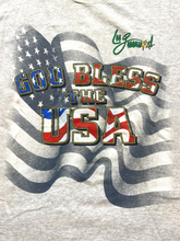 Load image into Gallery viewer, VTG Lee Greenwood Shirt Adult Extra Large Gray God Bless The USA Patriotic 90s
