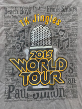 Load image into Gallery viewer, TK Jingles Shirt Adult Extra Large Slate Gray 2015 World Tour Jerry Negrelli Men
