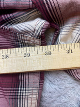 Load image into Gallery viewer, Wrangler Shirt Adult 3XL Maroon Beige Plaid Button Up Pocket Outdoor Camping Men
