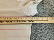 Load image into Gallery viewer, Ralph Lauren RLX Shirt Womens Extra Large Off White Striped Preppy Golf Polo
