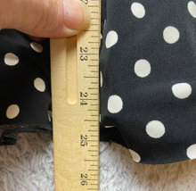 Load image into Gallery viewer, Blondie Nites  Pin-Up Dress Womens 11 Black White Polkadots Halter Cocktail Lady
