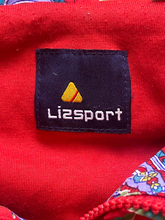 Load image into Gallery viewer, VTG LIZSPORT Liz Claiborne Jacket Women Large Red Blue AOP Paisley Flower Hooded
