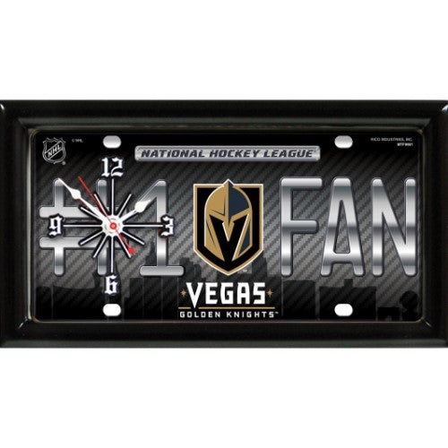 LAS VEGAS GOLDEN KNIGHTS CLOCK