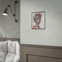 Load image into Gallery viewer, Exploding Rainbow Watercolor Hair Print | Surrealist LGBTQ+ Journey Decor
