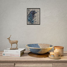 Load image into Gallery viewer, Blue Raven Quote Art Print (“Selfish people won’t love you…”)
