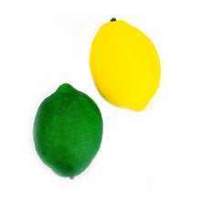 Load image into Gallery viewer, Yellow And Green Lifelike Fake Lemons
