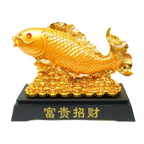 GOLD FISH ON YUAN BAOS