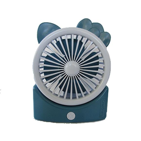 RECHARGEABLE KITTY FAN 3 SPEEDS BLUE