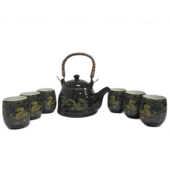 7 PCS TEA SET (DRAGON DESIGN)