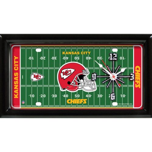 KANSAS CITY CHIEFS FIELD CLOCK