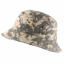 Load image into Gallery viewer, Newhattan Cotton Camo Bucket hats Unisex
