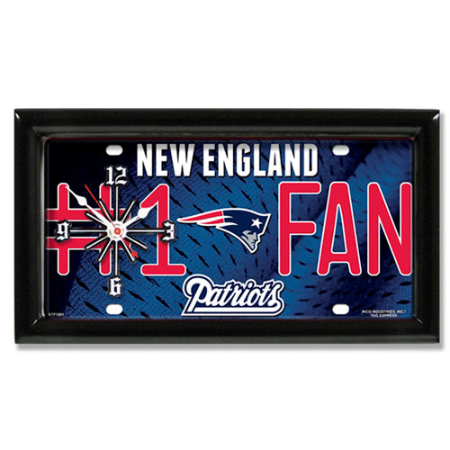 NEW ENGLAND PATRIOTS CLOCK