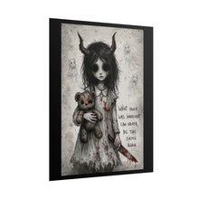 Load image into Gallery viewer, Rolled Poster — Dark Gothic Girl Illustration “What Once Was Innocent Can Never Be the Same Again”

