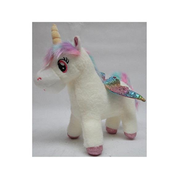 WHITE UNICORN PLUSH