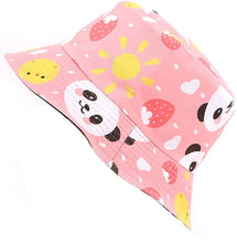 Load image into Gallery viewer, Reversible Panda Printed Bucket hats Unisex
