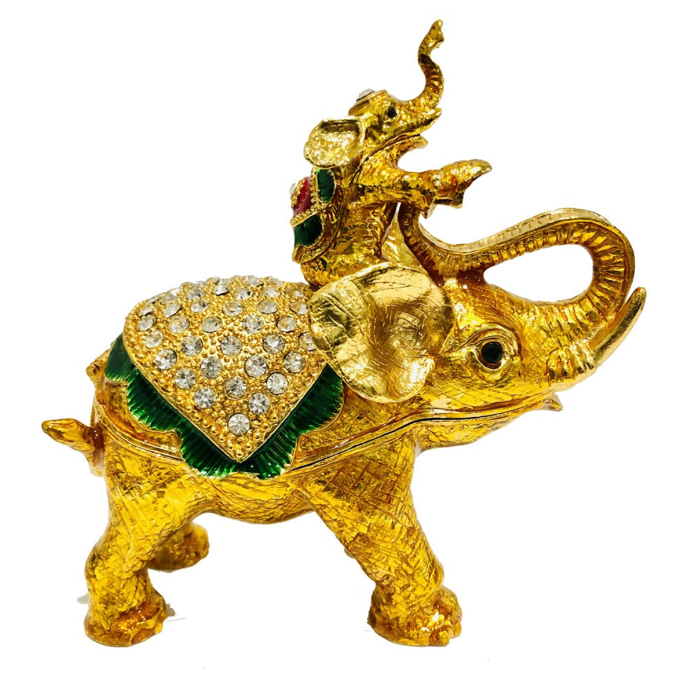 Golden Elephant Jewelry Case  (MINIMUM OF 2)