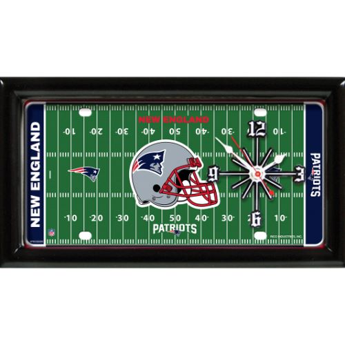 NEW ENGLAND PATRIOTS FIELD CLOCK