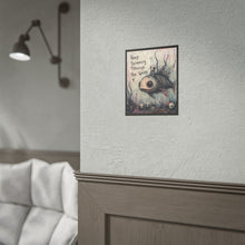 Load image into Gallery viewer, Keep Swimming Through the Weird – Whimsical Gothic Fish Wall Art
