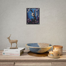 Load image into Gallery viewer, The Beautiful Things Don’t Ask for Attention They Just Exist Rolled Poster — Gothic Whimsical Bunny Fantasy Wall Art
