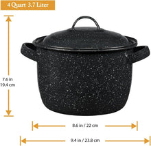 Load image into Gallery viewer, Granite Ware 4Qt Bean Pot Black
