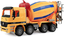 Load image into Gallery viewer, 14&quot; Friction Powered Cement Mixer Truck

