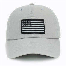 Load image into Gallery viewer, Newhattan 100% Cotton Baseball Caps Embroidered USA Flag
