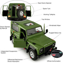 Load image into Gallery viewer, 1:14 Scale RC Land Rover Defender Toy Car
