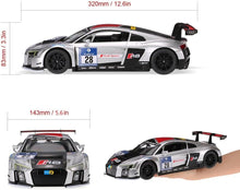 Load image into Gallery viewer, 12&quot; 1:14 Audi R8 LMS Performance Model W/ LED Lights (White)
