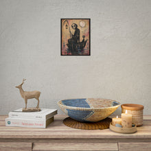 Load image into Gallery viewer, Halloween Grim Reaper Boat Poster – Spooky Gothic Art Print
