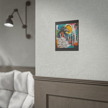 Load image into Gallery viewer, We Fight Because We Have To Rolled Poster — Abstract Survival Expressionist Wall Art
