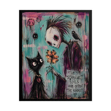 Load image into Gallery viewer, The Strangest Souls Are Often the Kindest Rolled Poster — Gothic Whimsical Fantasy Wall Art
