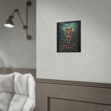 Load image into Gallery viewer, Survivor Lynx Poster — "Through the Storm I Survive" Inspirational Rolled Art Print
