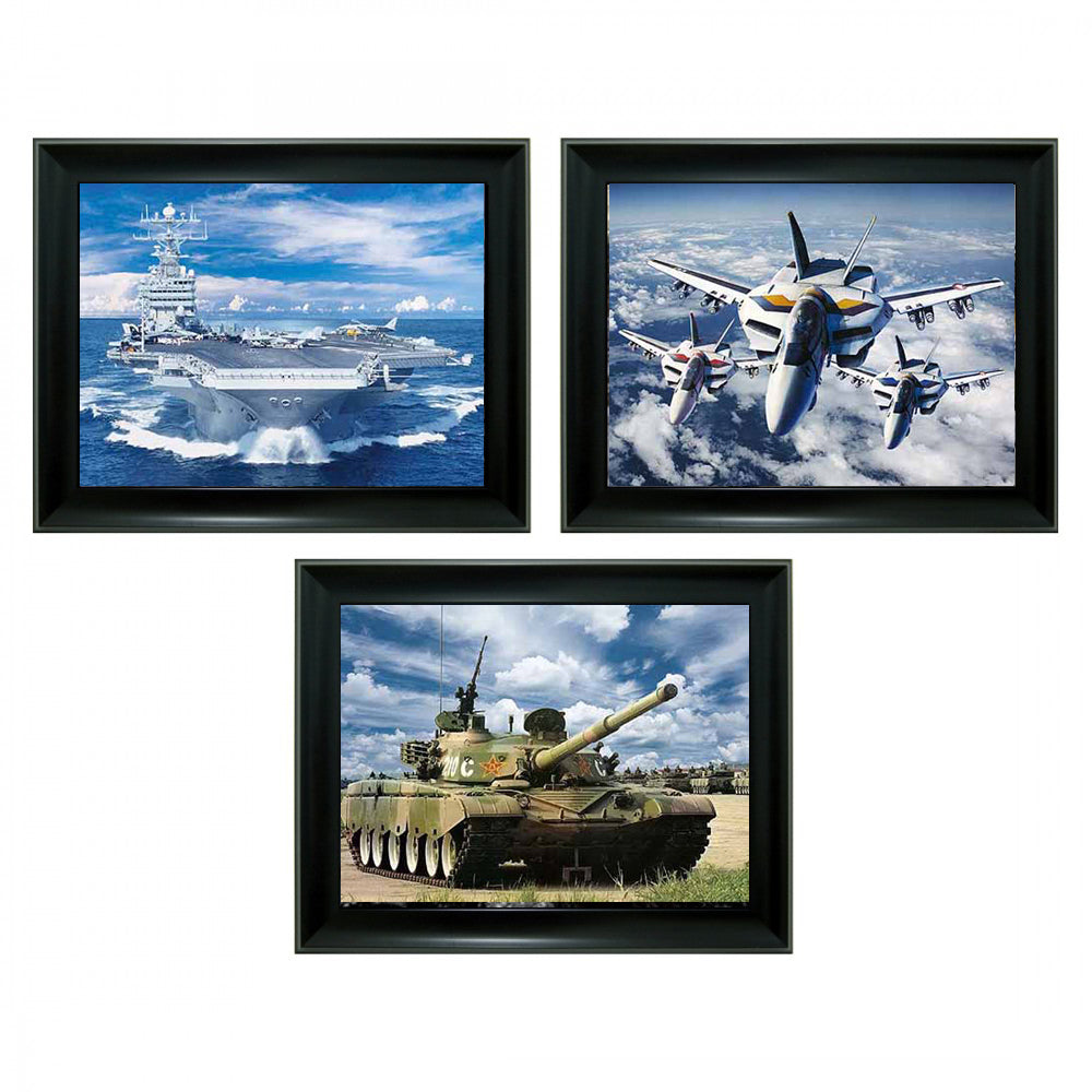Military aircraft 3D Lencticular Picture (MINIMUM OF 4)