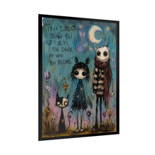 Load image into Gallery viewer, Pain Doesn’t Define You It Creates the Shape of Who You Become Rolled Poster — Gothic Whimsical Inspirational Fantasy Wall Art
