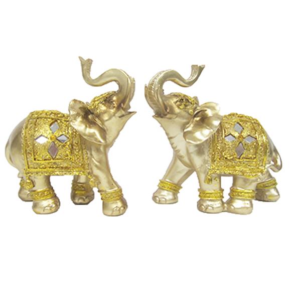 GOLD ELEPHANT PAIR
