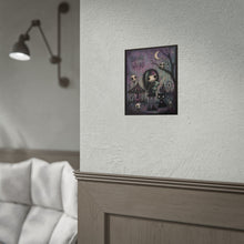 Load image into Gallery viewer, “Being Weird” Creepy Cute Goth Girl Art Print
