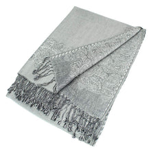 Load image into Gallery viewer, Border Pashmina Scarf Shawl 003
