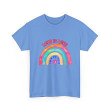 Load image into Gallery viewer, Love is Love Rainbow T- Shirt - ALL Sizes - S - 5XL

