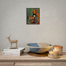 Load image into Gallery viewer, Grow Through What You Go Through and Keep Blooming Anyway Rolled Poster — Whimsical Inspirational Fantasy Wall Art

