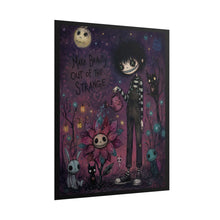 Load image into Gallery viewer, Rolled Poster — Make Beauty Out of the Strange Gothic Cute Art Print
