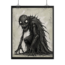 Load image into Gallery viewer, Rolled Poster — Creepy Demonic Creature Art Print (Horror Wall Decor)
