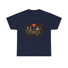 Load image into Gallery viewer, Monsters Playing Poker Fun Night Frankenstein Dracula Wolfman Graphic T-Shirt

