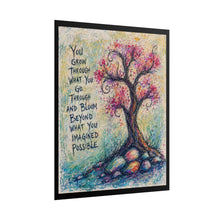 Load image into Gallery viewer, Grow &amp; Bloom Tree: You Grow Through What You Go Through - Bloming Tree Art
