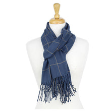 Load image into Gallery viewer, Checkers Cashmere Feel Scarf
