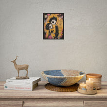 Load image into Gallery viewer, Gothic Skeleton Couple Art Print – "P.S. Be Kind to Your Mind, You're Doing Your Best" Quote Wall Decor
