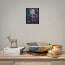 Load image into Gallery viewer, Poster - ‘‘Toxic People Don’t Change, They Just Change Victims’’ Purple Grunge Teddy Art (Rolled Poster)
