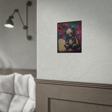Load image into Gallery viewer, Sad Teddy Bear Art Poster — 'Some Days I Feel Like I'm Held Together...' Rolled Wall Print
