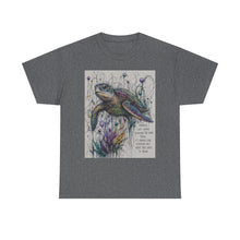 Load image into Gallery viewer, Sea Turtle Art Tee — Inspirational Ocean Wildlife Graphic Shirt
