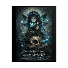 Load image into Gallery viewer, Rolled Poster — Gothic Fairy Spark of Light Wall Art
